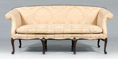 Chippendale style upholstered sofa  91abf
