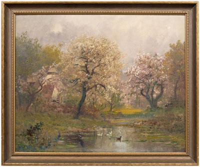 Alois Arnegger painting (Austrian,