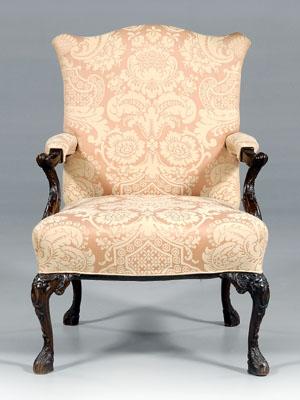 Chippendale style library chair  91ad1