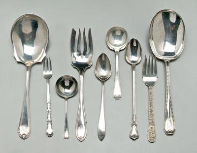 62 pieces sterling flatware includes 91b28