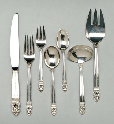 Royal Danish sterling flatware,