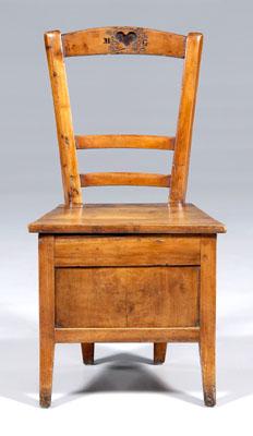 French Provincial salt chair fruitwood  91b43