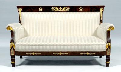 French Empire style settee parcel 91b56