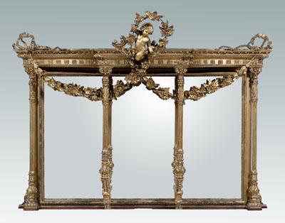 Victorian Louis XV style overmantel 91b73