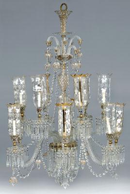 Fine crystal 12 light chandelier  91b7d