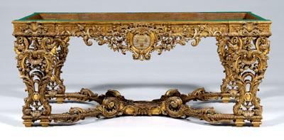 Louis XV style gilt wood table
