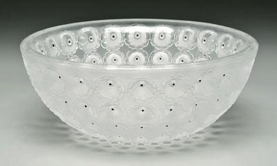 Lalique Nemours bowl frosted glass 91bf8