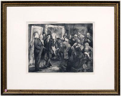 George Wesley Bellows lithograph (New
