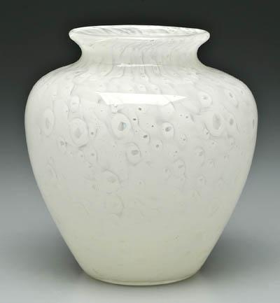 Steuben vase swirled ivory with 9186e