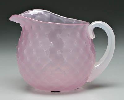 Art glass pitcher probably Steuben 9187c