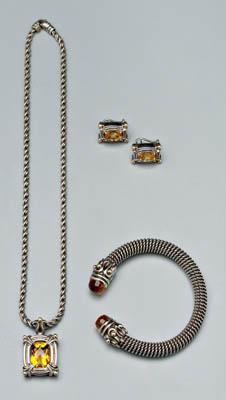 Citrine gold and silver suite 918b6