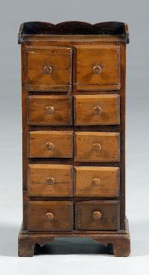 Ten drawer apothecary cabinet  918dd