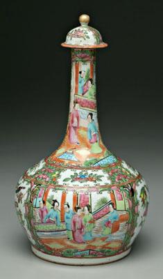 Chinese Canton famille rose vase,