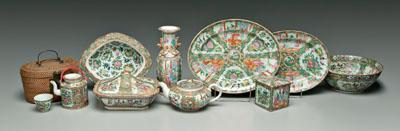 14 pieces Chinese famille rose 9191d