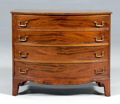 New England Federal inlaid chest,