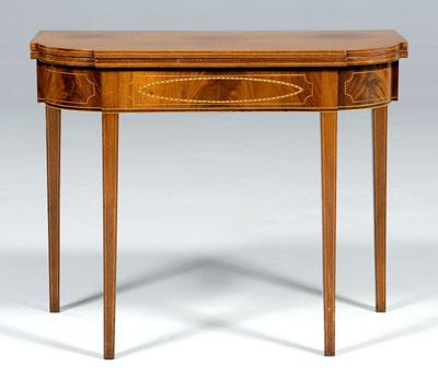 American Federal inlaid games table  9193a