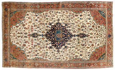 Ferahan Sarouk rug blue central 91968