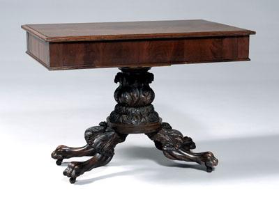 American classical center table,