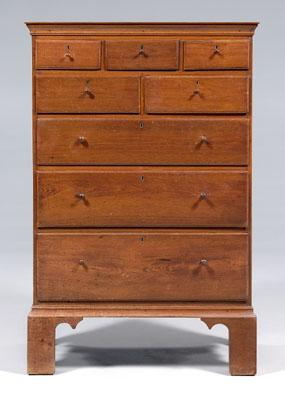 Tennessee Chippendale tall chest,