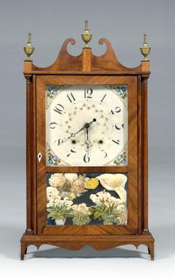Seth Thomas pillar and scroll clock,