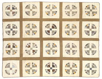 Mariner 39 s Compass variant quilt  9199d