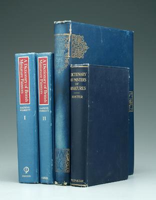 Four books miniature portraits  91d9f