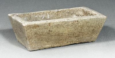 Chinese stone basin, rectangular with