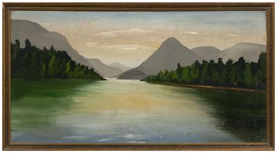 Primitive North Carolina painting  91ddc