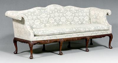 Irish Chippendale style sofa carved 91df5