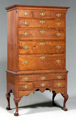 Pennsylvania Chippendale high chest,