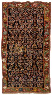 Bijar rug, overall designs on dark