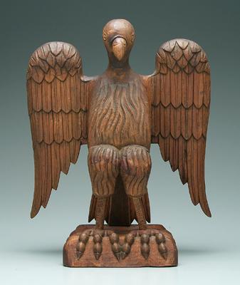 Carved pine eagle lectern probably 91e64