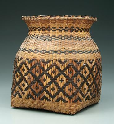 Cherokee river cane basket square 91e7c