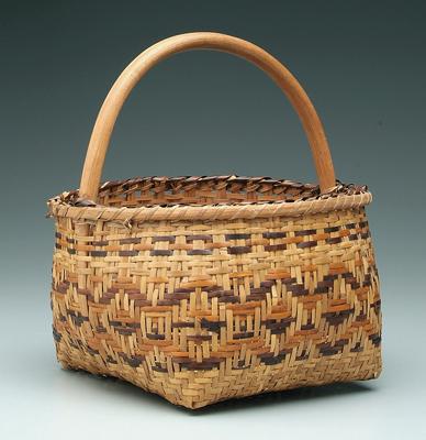 Cherokee river cane basket bentwood 91e80