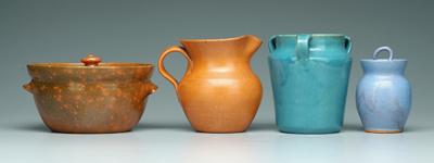 Four pieces North Carolina pottery  91e90