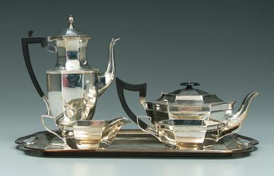 Four piece George V tea service  91ea8