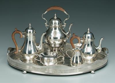 Five piece sterling tea service  91eb4