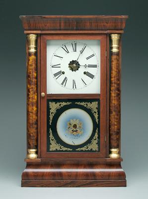 E N Welch shelf clock rosewood 91ed1