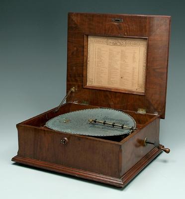 Solyphon Excelsior disk music box,