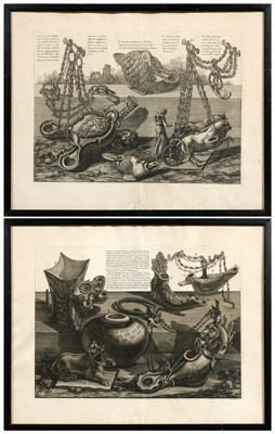 Two Piranesi etchings (Giovanni