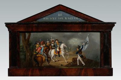 Painting, Napoleonic battle scene,