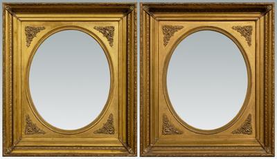 Pair 19th century portrait frames  91f18