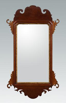John Elliott mirror, mahogany with original