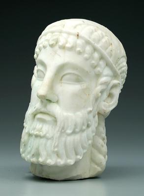 Marble sculpture, classical style head