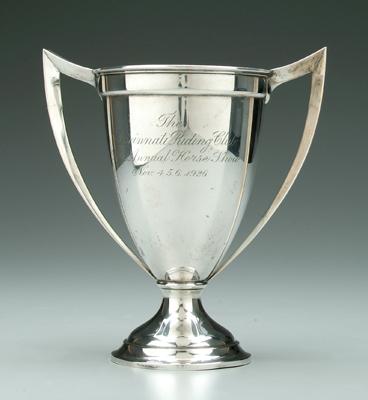 Sterling riding trophy round urn 91f8a