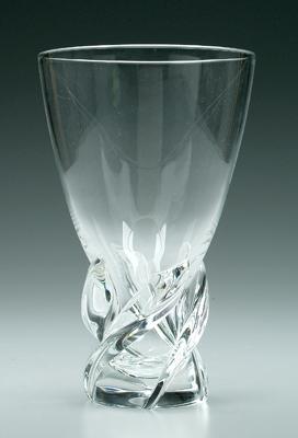 Steuben vase designed by Donald 91fa9