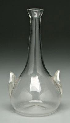 Lalique water lily decanter vase,