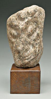 Stone head sculpted in mottled 91c1f