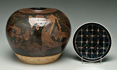 Two pieces Royal Copenhagen pottery: