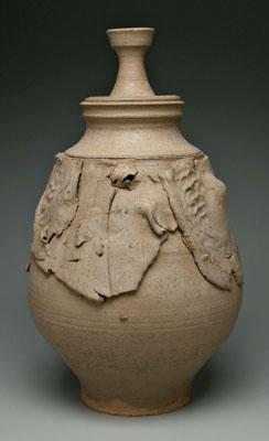 Monumental studio pottery jar,